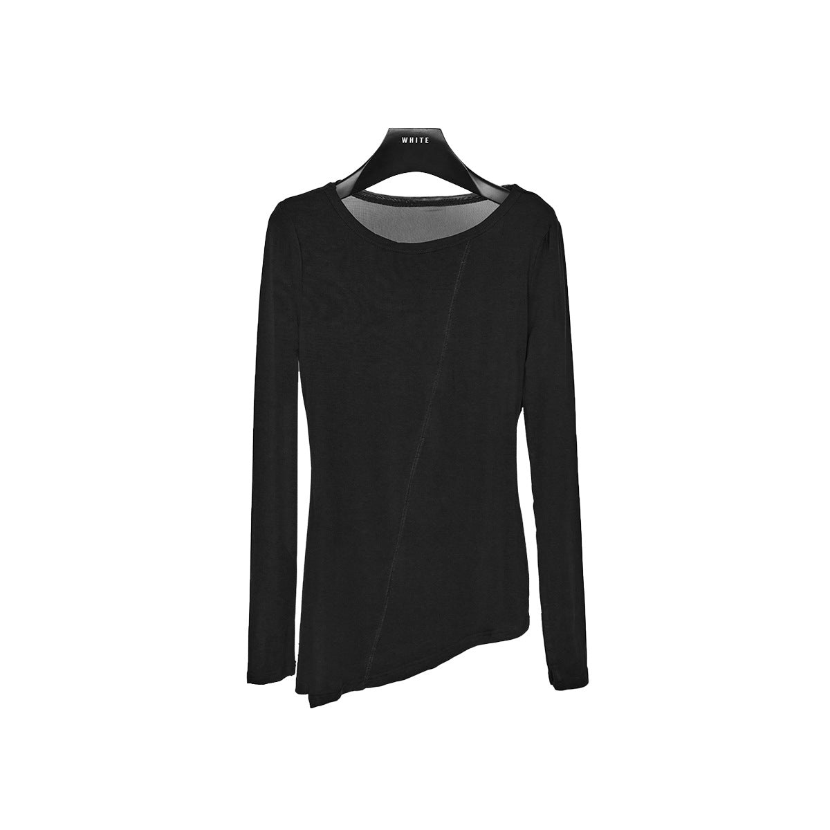 Guangzhou Thirteen Lines Women's UMA WHITE Stalls 2025 Cruise Spring New T-Shirt Women's Tencel Modal Top