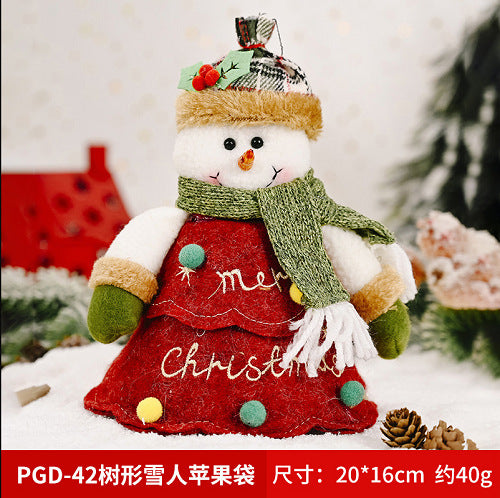 Christmas gift apple bag tote bag adult children children Christmas gift decoration high-end gift bag