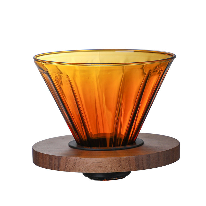 New Thickened Glass Coffee Pot American Sharing Pot Set V60 Coffee Filter Mass Logo in Stock