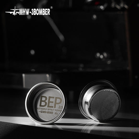 MHW-3BOMBER bomber BEP butterfly powder bowl double-layer precision powder bowl 58mm espresso machine accessories