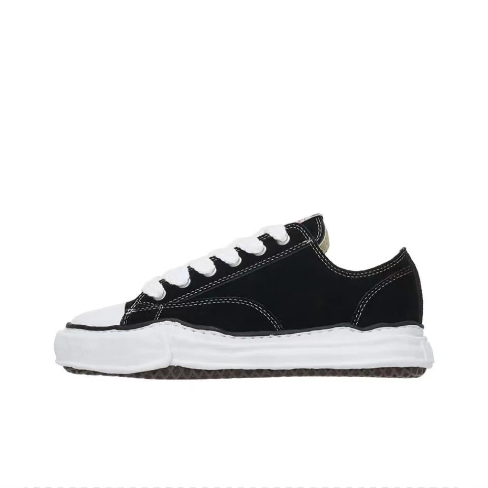 mm dissolved shoes Yu Wenle with the same my Sanyuan couple shoes retro trend men's and women's heightened canvas shoes Kangyu women's shoes
