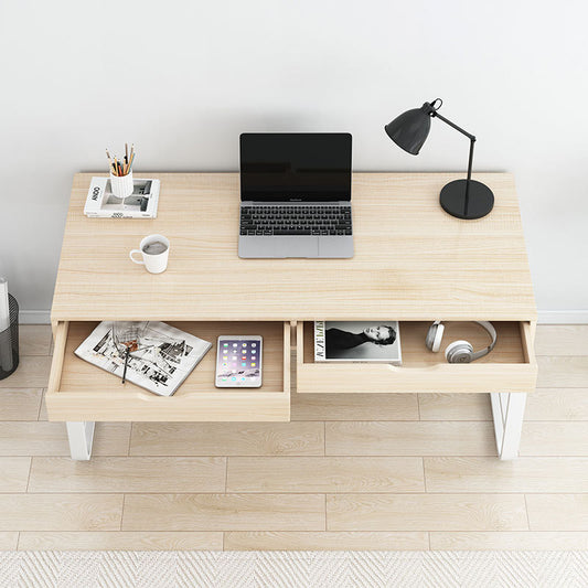 Computer Desk Desk Simple Home Desk with Drawers Rental Room Student Study Bedroom Desk Writing Desk