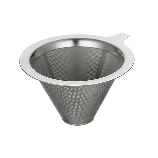 304 Coffee Filter Filter Filter Cup Hand Pour-over Coffee Ware Set Filter-free Paper Ultra-Fine Encrypted Coffee Funnel