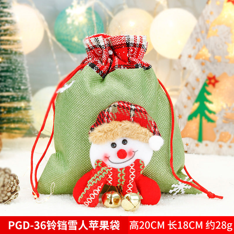 Christmas gift apple bag tote bag adult children children Christmas gift decoration high-end gift bag