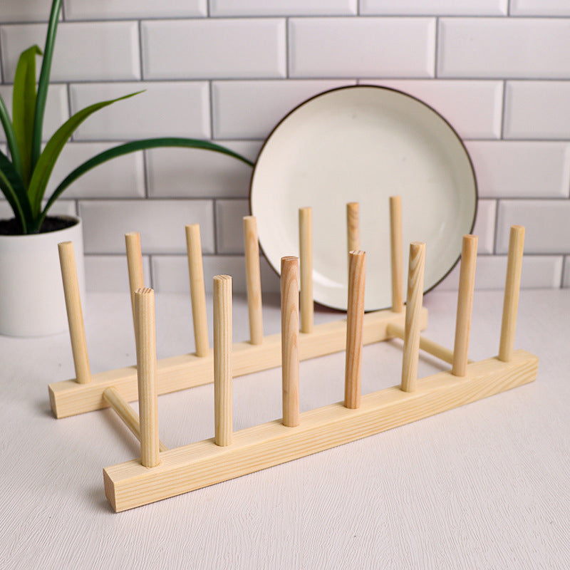A large number of in-stock multifunctional drain cup holders, wooden dishes, cup storage racks, creative kitchen shelves, drain racks