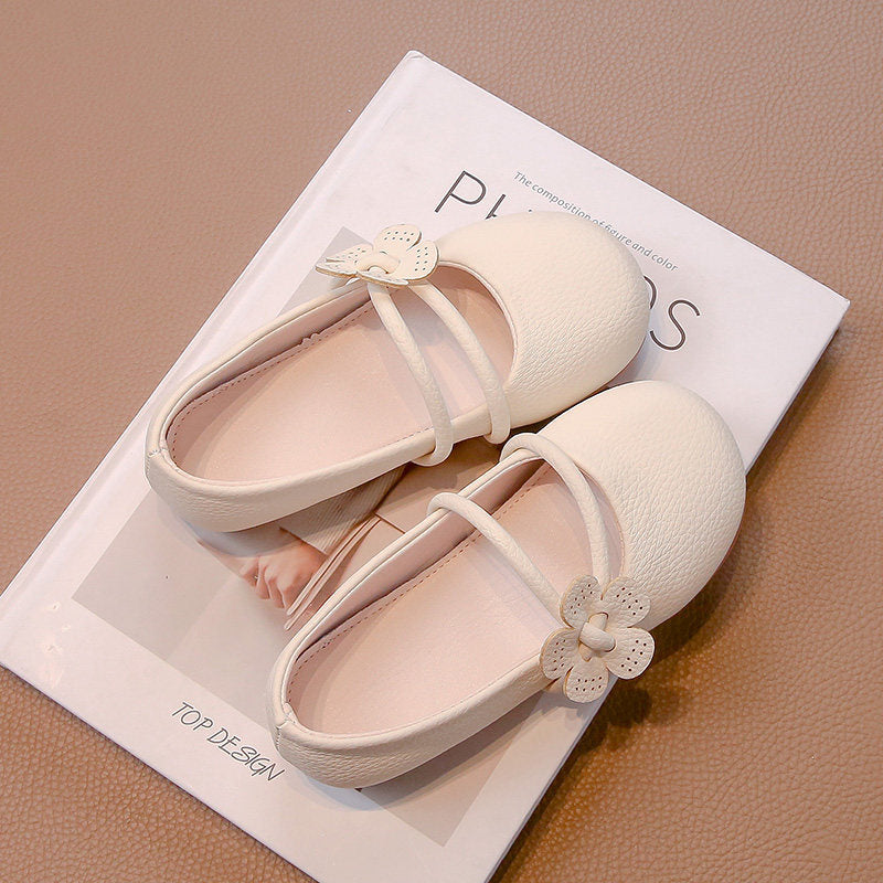 Girls' shoes 2026 new summer children's soft-soled single shoes medium to big children's princess shoes and small girls' foreign leather shoes