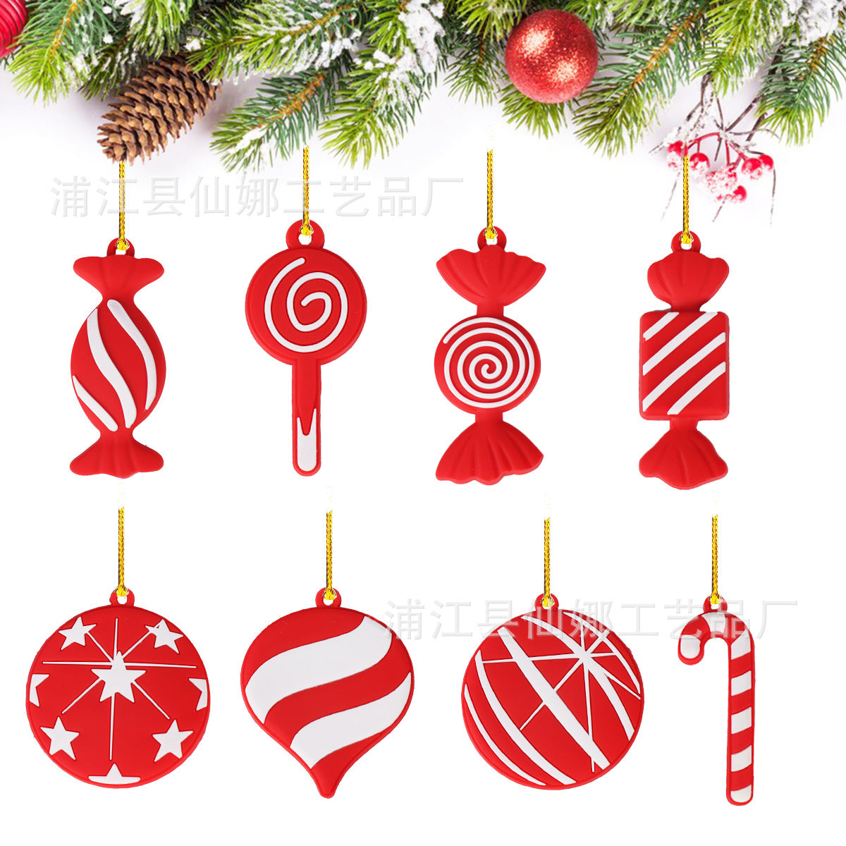Cross-border hot sale classic Christmas gingerbread man pendant, Christmas decorations, Christmas tree pendants, spot wholesale