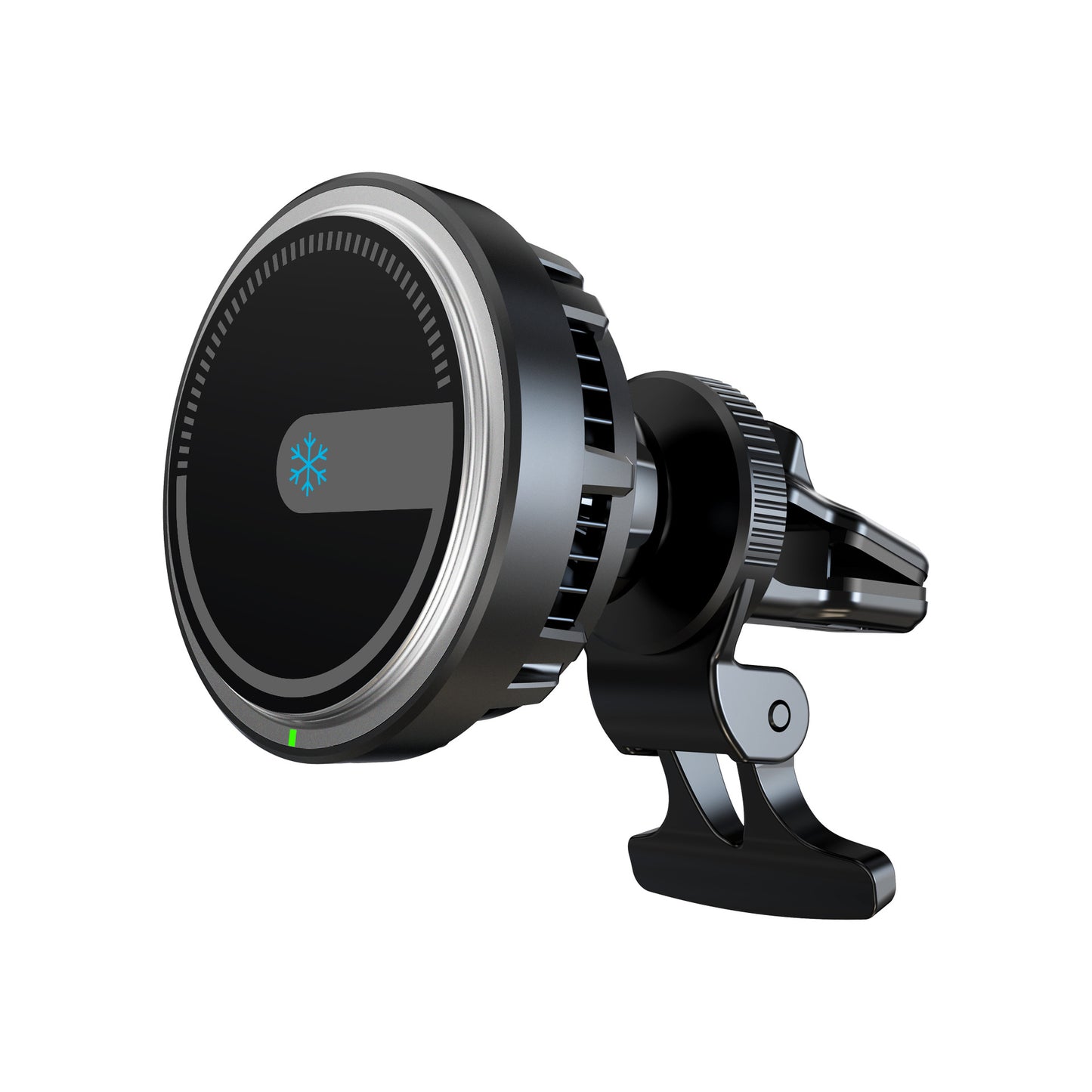 Magnetic Refrigeration Wireless Charger 15W Semiconductor Refrigeration Car Wireless Charging Bracket Cooling Fan Wireless Charger KC