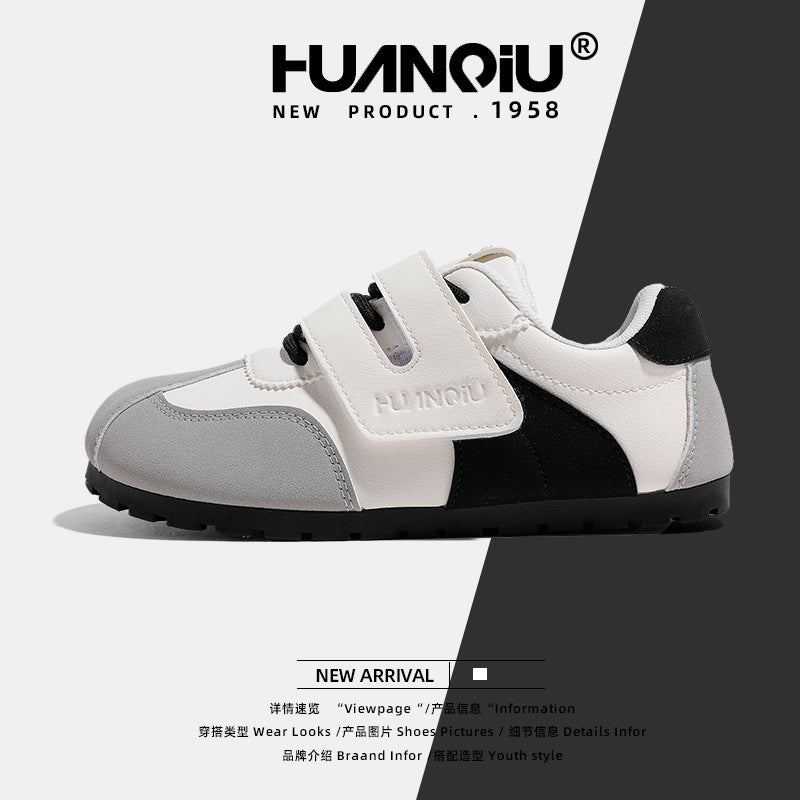 Global Flat Moral Training Shoes Women's 2025 Popular Spring and Autumn Velcro Shoes Versatile Sneakers KMXFX8093