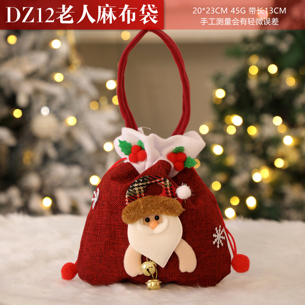 Christmas gift apple bag tote bag adult children children Christmas gift decoration high-end gift bag