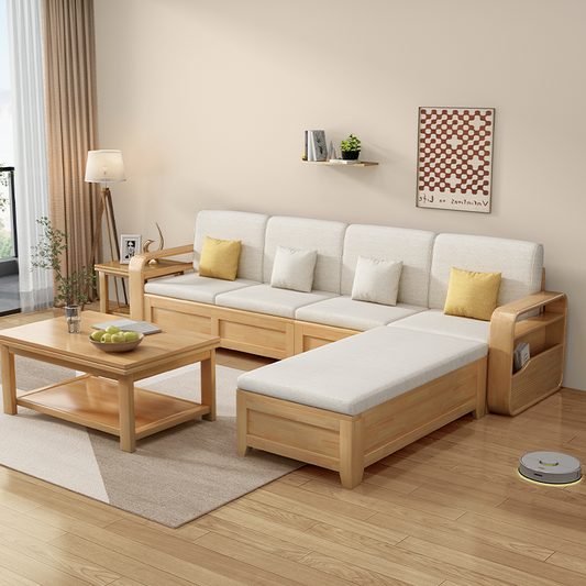 Wooden sofa set