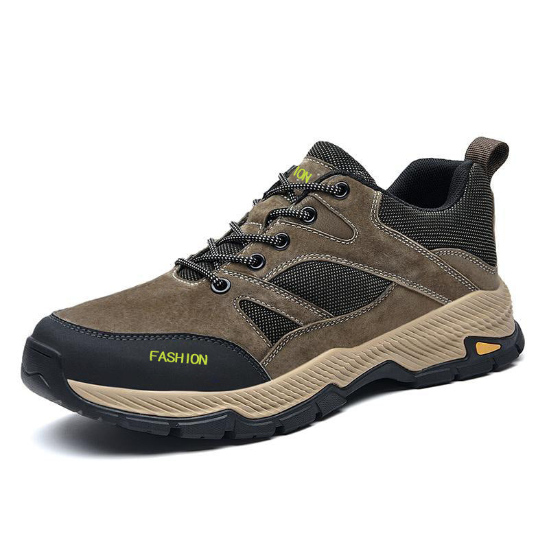 Men's Shoes Spring New Men's Casual Sneakers Plus Size Shoes Outdoor Hiking Shoes Touring Shoes Rubber Sole Labor Protection Shoes