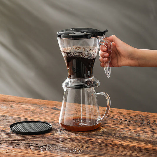Cross-border American smart cup coffee filter steeping pour-over coffee filter cup set filter-free coffee utensils