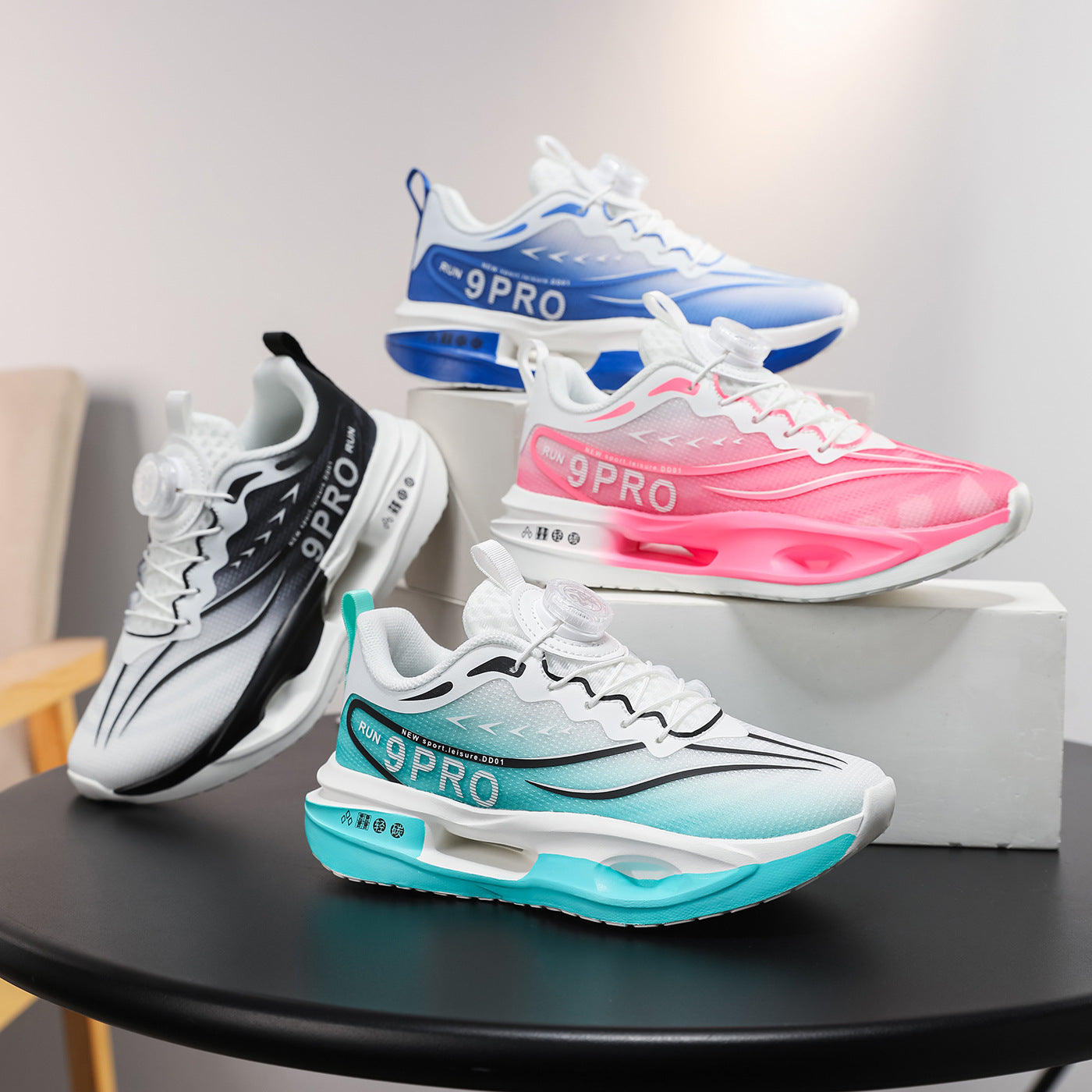 Red Rabbit 9Pro Boys' Sneakers New Soft Sole Leather Running Shoes Primary and Secondary School Students, Teenagers and Men's and Women's Sports