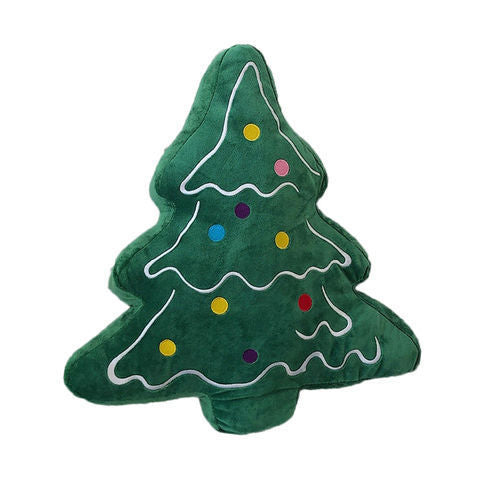 Festive Atmosphere Christmas Tree Throw Pillow Sofa Living Room Nap Cushions Decoration Plush Ornaments Doll Christmas Gifts