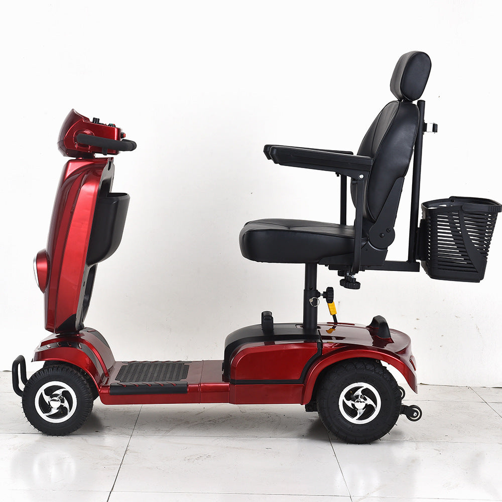 Manufacturers supply strong old age scooters, four-wheeled two-seater electric disabled vehicles, sightseeing smart battery mopeds