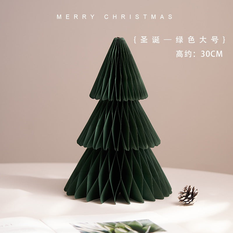 Christmas 2025 Decorations Mini Wooden Christmas Tree Tabletop Ornaments Pendant Scene Arrangement Kids Small Gifts