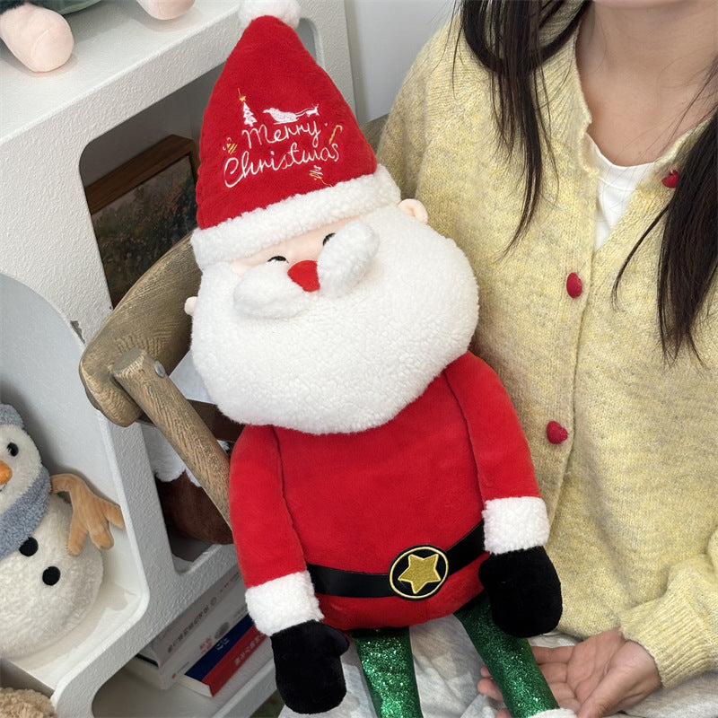 Factory in stock wholesale Santa rag doll doll Christmas gift snowman doll elk plush toy