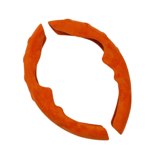 It is suitable for Changan UNIV car steering wheel sleeve, suede, dirt-resistant, fashionable, anti-slip car interior special card sleeve