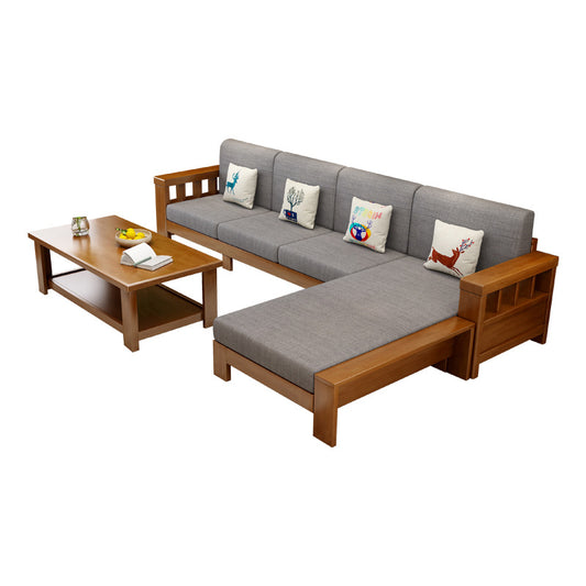 Wooden sofa