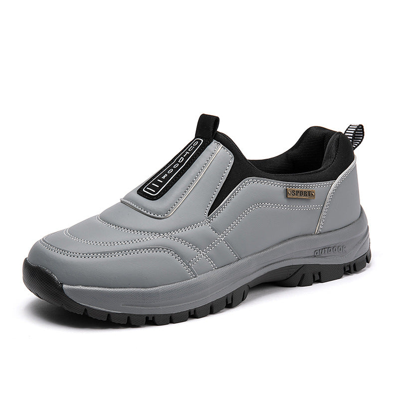 New TRONG CAVALRY New Men's Casual Shoes Outdoor Sports Shoes for the Elderly Suede Foot Rubber Sole