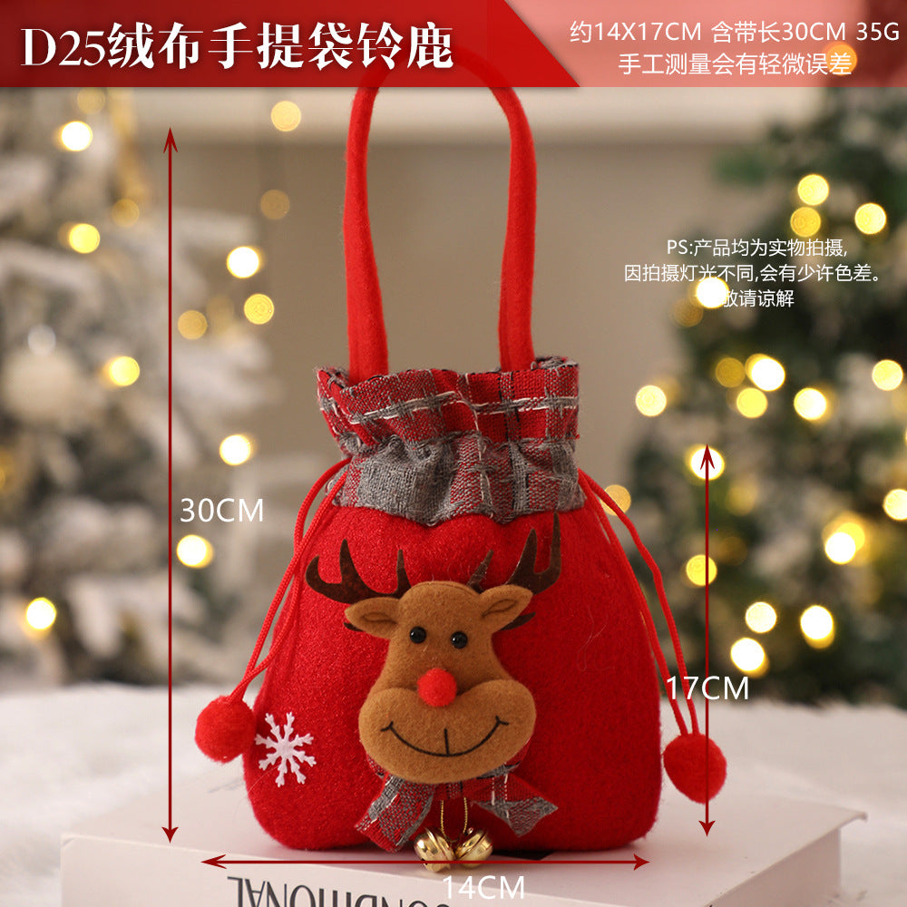 Christmas gift apple bag tote bag adult children children Christmas gift decoration high-end gift bag