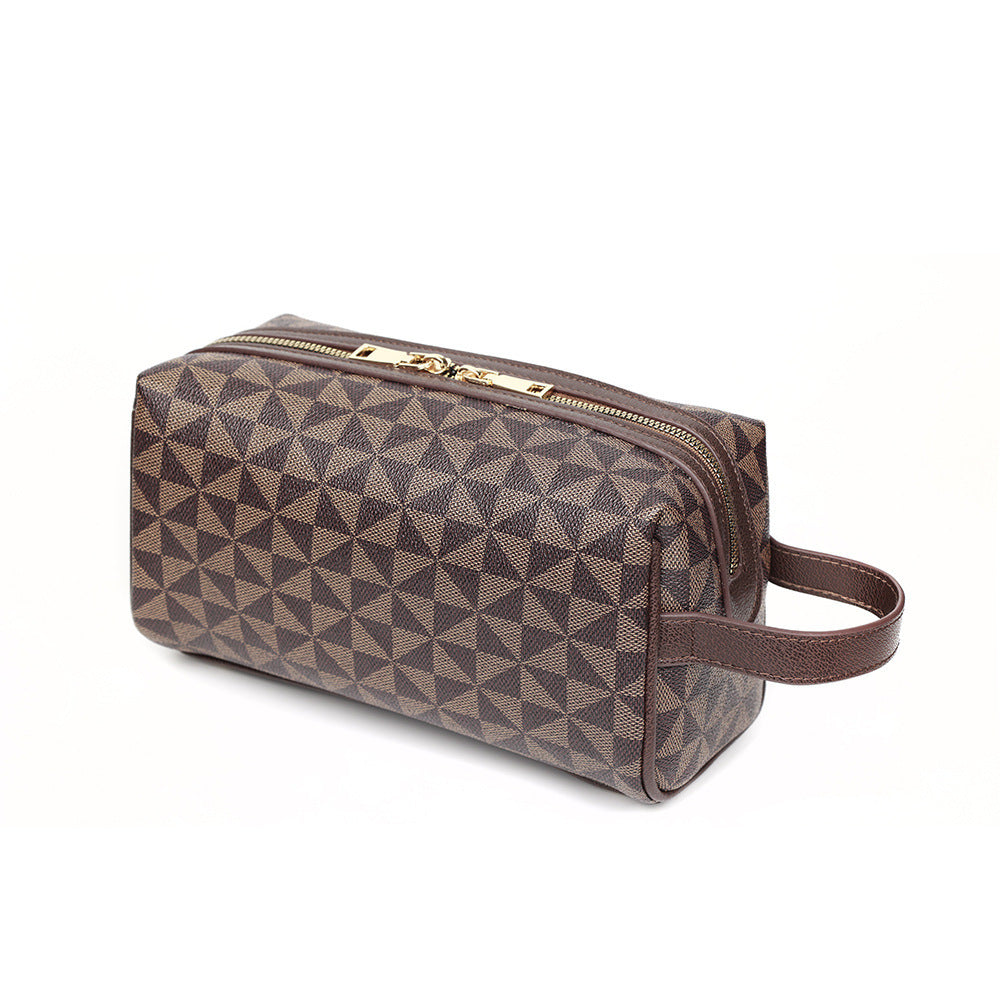 Cross-border popular grab bags, men's clutch bags, lightweight portable storage bags, casual printed hand-held toiletry bags