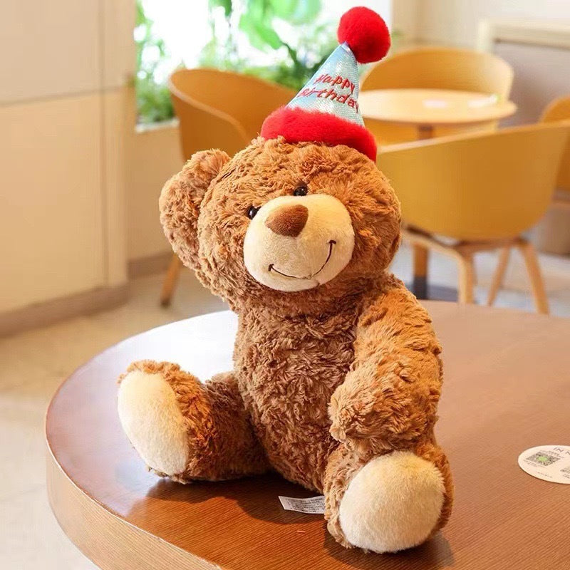 Cute Little Red Riding Hood Birthday Gifts Teddy Bear Plush Bear Doll Ragdoll Doll Christmas Gifts Wholesale