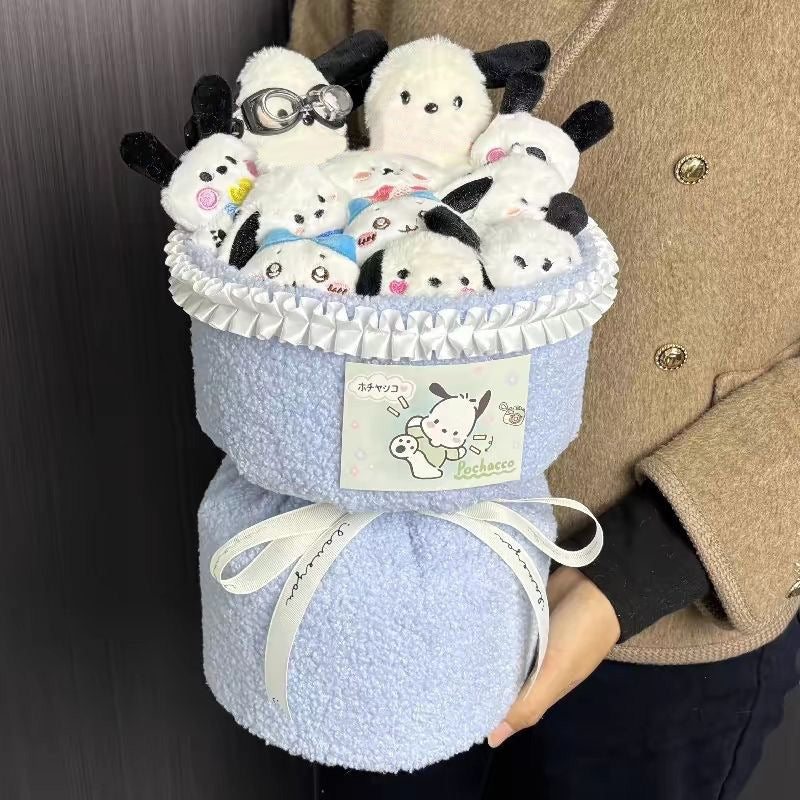 Christmas gifts kulomi dolls cartoon bouquet dolls forever peanut birthday gifts for girls friends and girlfriends