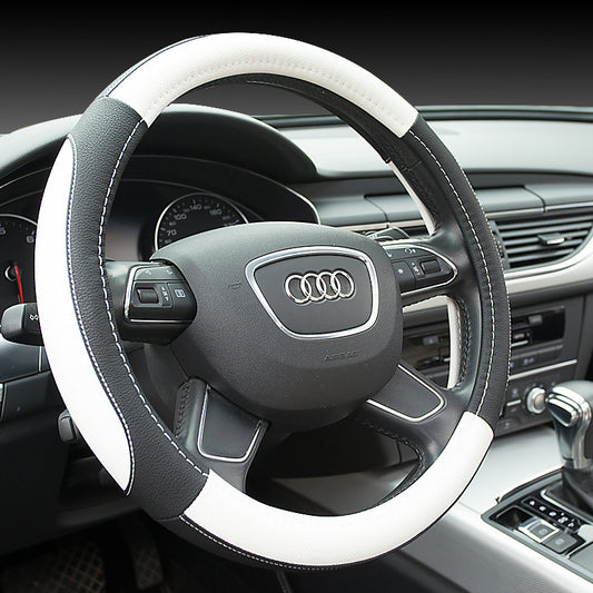 In summer, foreign trade new steering wheel covers for cars, leather steering sleeves, automotive interior products, all seasons