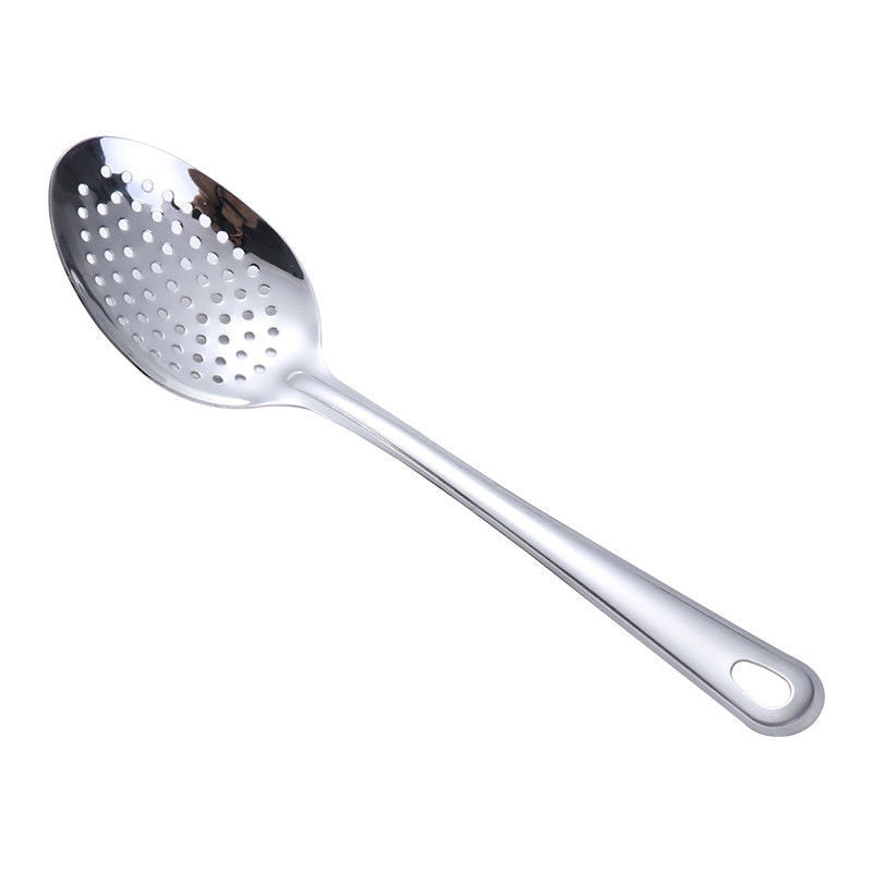 Stainless steel colander thickened fishing fence, household fence fried, dumplings, noodles, dining spoon, kitchen supplies leaked net