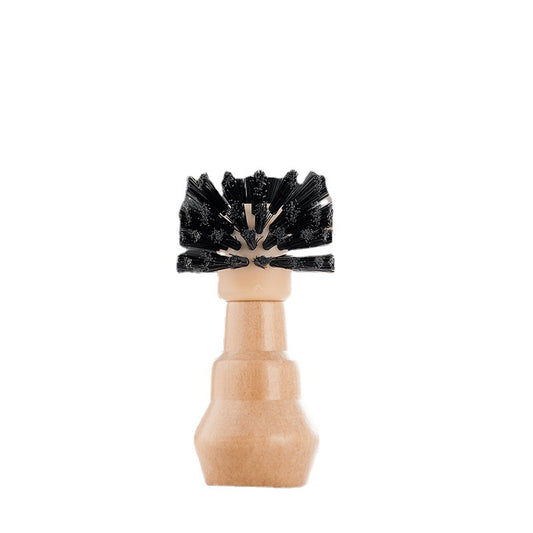 Bincoo powder bowl cleaning brush coffee machine handle solid wood cleaning brush bar tool 51/58mm universal
