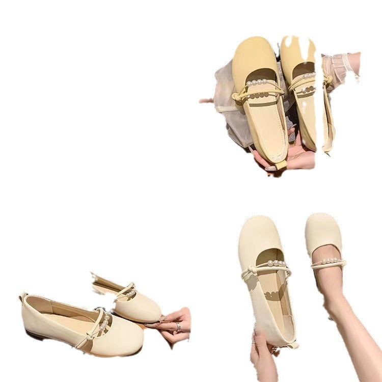 Fairy evening breeze gentle shoes flat single shoes women's 2024 new summer Mary Jane shoes with skirt soft soles