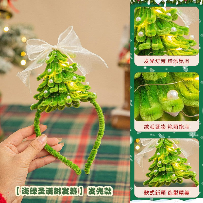 Christmas Hanging Decoration Christmas Tree Car Hanging Decoration Crypto Twist Stick Handmade DIY Material Pack Homemade Creative Gifts