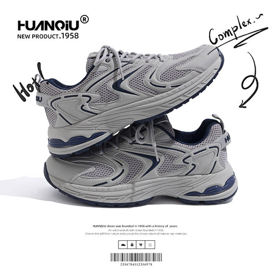The world carefully selected ZHQ1050 vintage dad shoes men's new black versatile men's athleisure shoes men's models