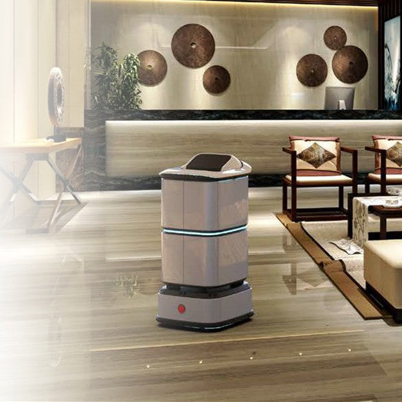 Hospital medical and nursing equipment distribution robot intelligent service autonomous sanitizing and delivery robot supports getting on and off the elevator
