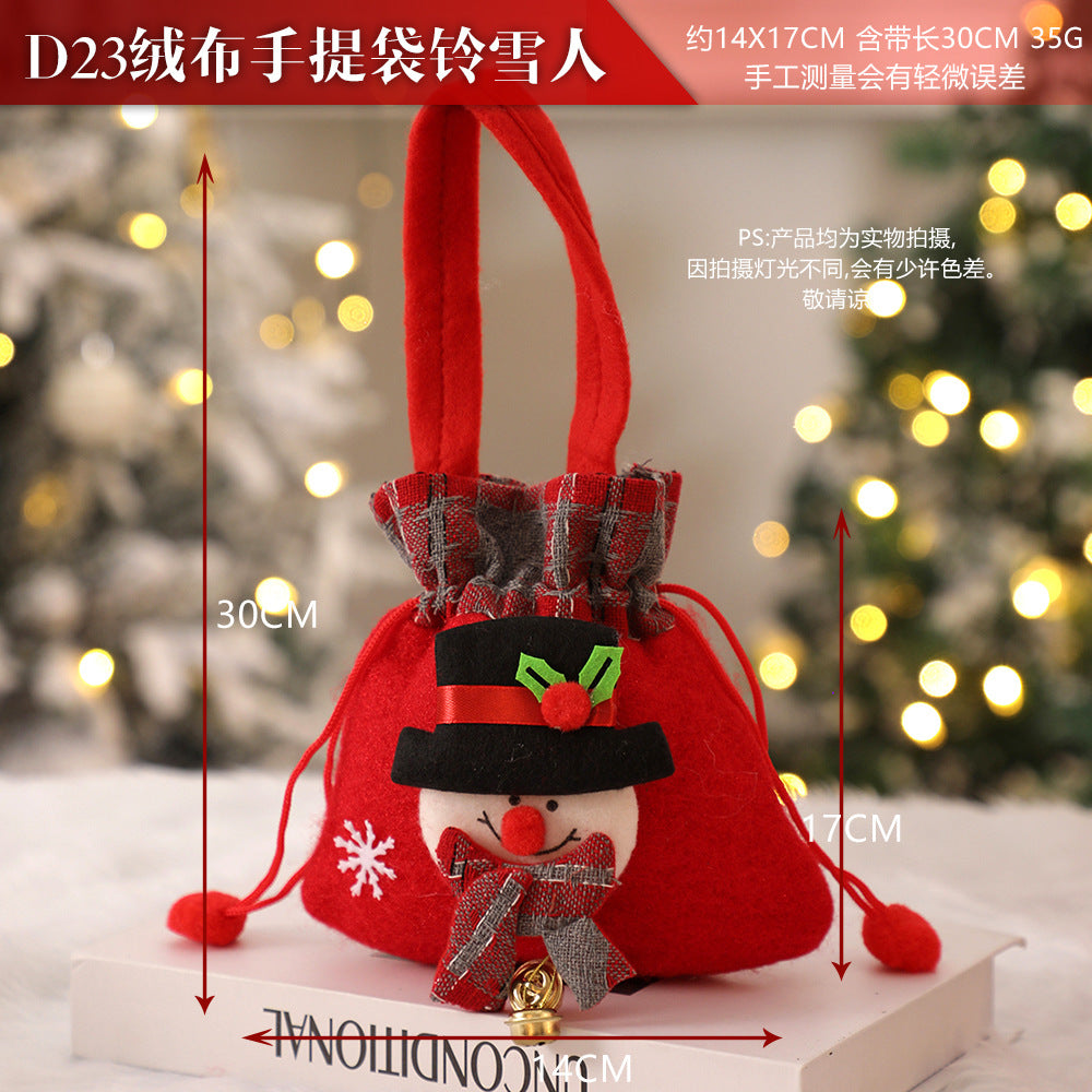 Christmas gift apple bag tote bag adult children children Christmas gift decoration high-end gift bag