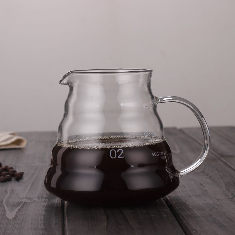 Pour-over coffee cloud pot set coffee sharing pot high borosilicate glass hand brew pot hanging ear pot full set coffee maker