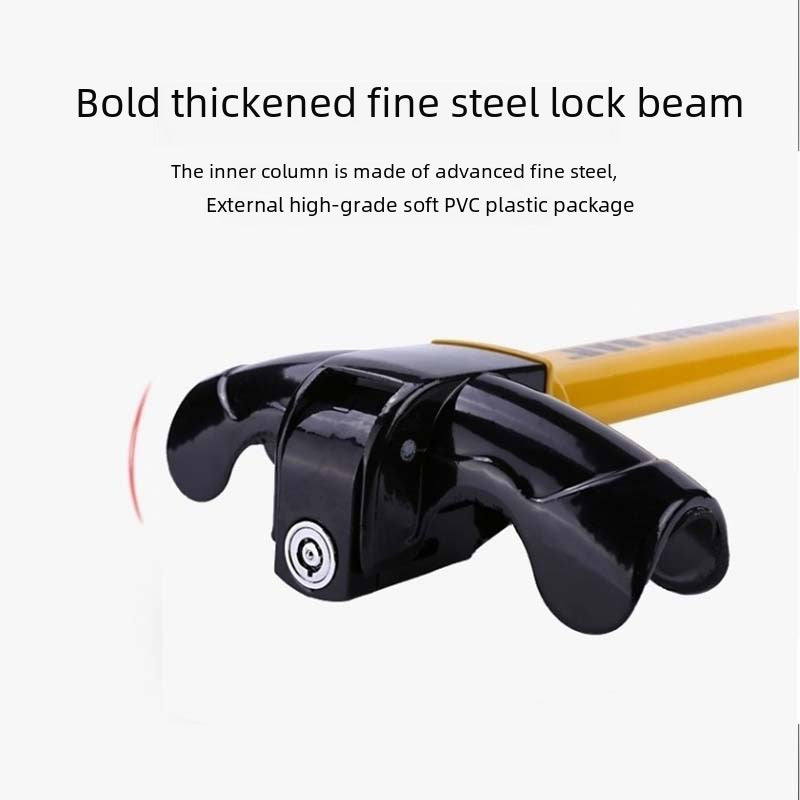 New car steering wheel lock Car all-metal thickened anti-theft lock Car T-type lock steering wheel lock