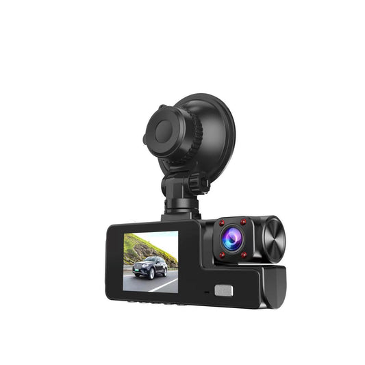 WiFi wireless dash cam mobile phone interconnection HD car recorder triple recording car video recorder