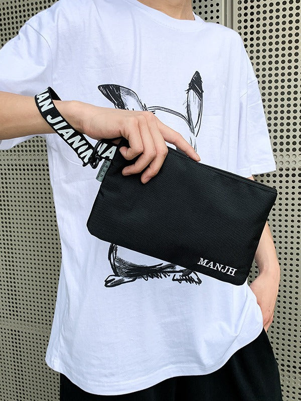 Amazon cross-border men's handbag, large capacity casual coin bag, company personal customized gift welfare bag