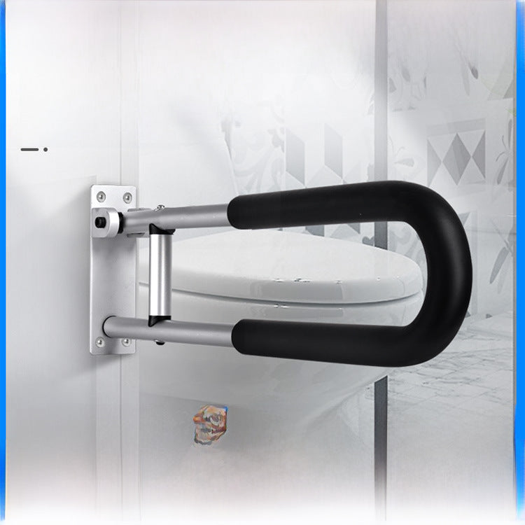 Bathroom toilet handrail booster aluminum alloy bathroom supplies for the elderly disabled assistance stand by handrail