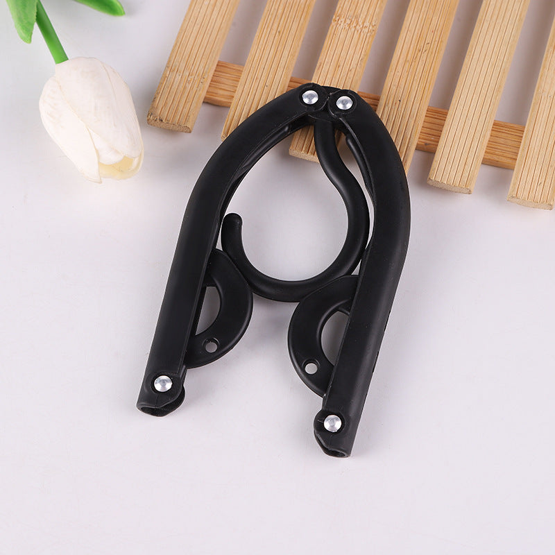 Travel folding hangers, business trips, hotels, standing drying racks, portable clothes, trousers, with clips, drying racks, factory straight hair