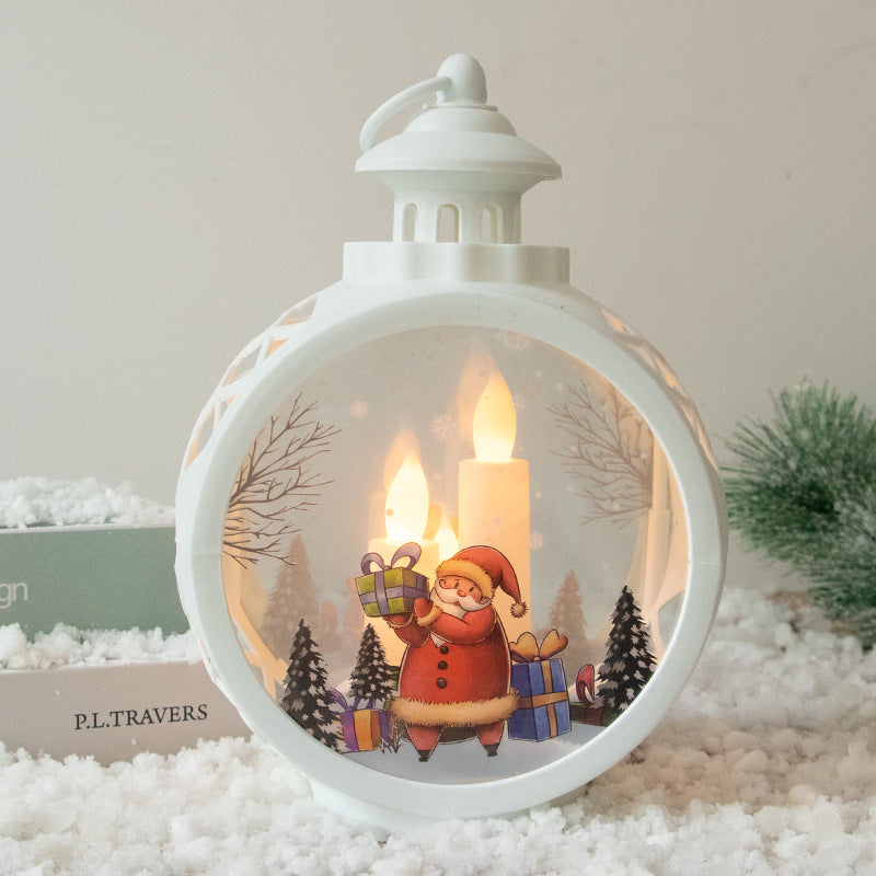Christmas decorations, retro night lights, glowing gifts, window ornaments, table decorations, props, atmosphere pendants