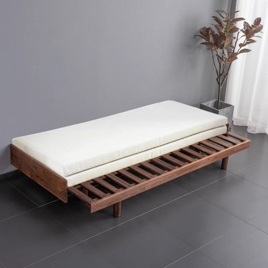 Solid wood telescopic bed