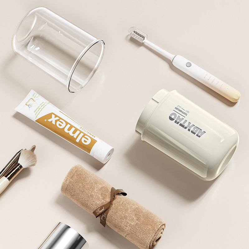 Travel toiletry cup toothbrush storage box portable toothbrush toothpaste toothbrush cup set tooth bucket travel goods artifact