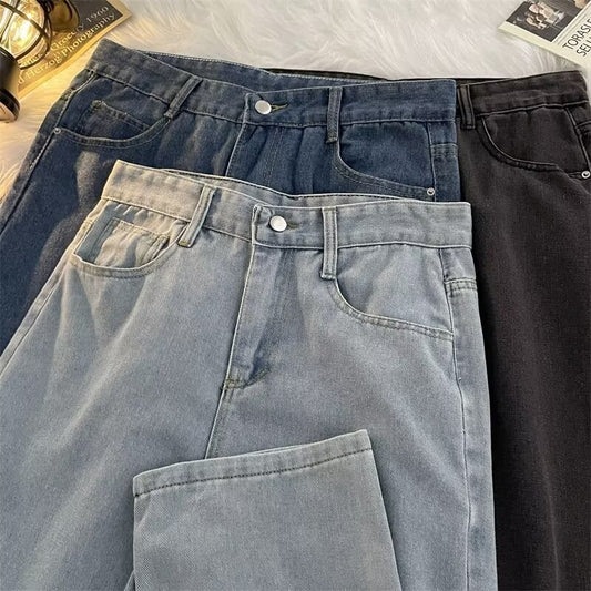 New productsSoutheast Asian cross-border hot trendy men's summer basic jeans, hip-hop ins, tide high street ruffian handsome pants