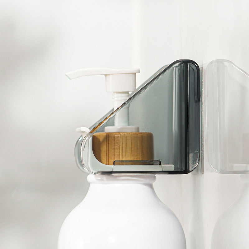 Shower gel shelf no punching shampoo stand, bathroom dish soap hanger, toilet hand sanitizer wall hanger