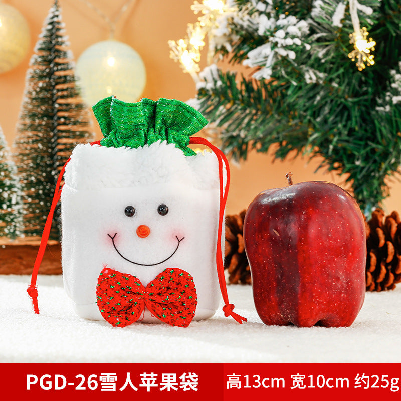 Christmas gift apple bag tote bag adult children children Christmas gift decoration high-end gift bag