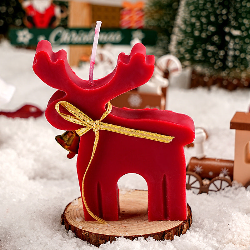 Christmas mini woolen gloves shaped scented candle small souvenir gift Christmas atmosphere decoration scented candle